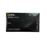 BSN40BLPLUS-1-L Перчатки mediOk нитриловые неопудренные смотровые нестерильные одноразовые текстурированные, размер: L, цвет: черный
