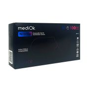 BSN35BLSPACE-1-M  Перчатки mediOk нитриловые неопудренные смотровые нестерильные одноразовые текстур